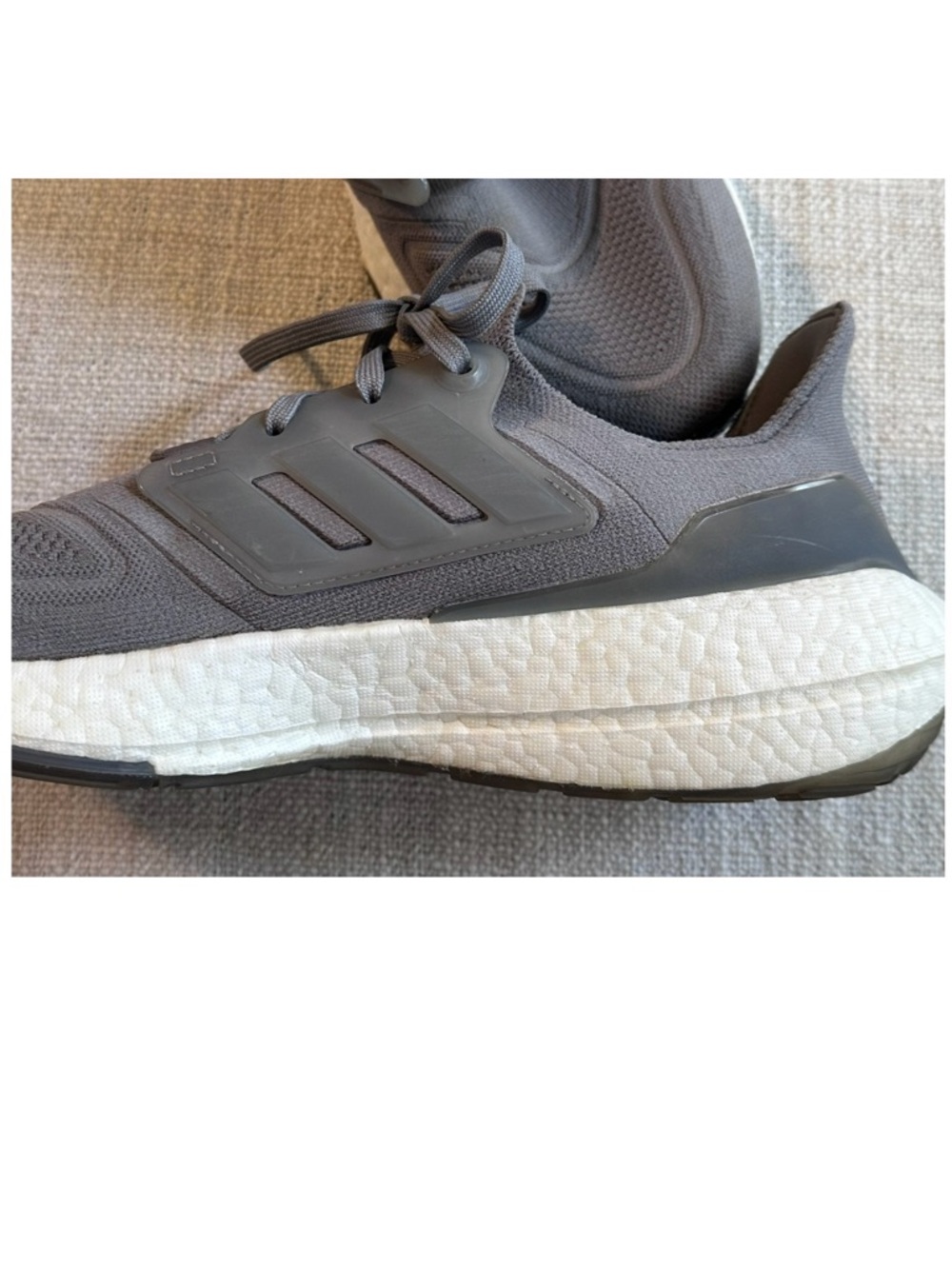 ADIDAS Ultraboost 22 Gray Running Shoe GX5460 Grey Three Athleisure Sport Men 11 - Picture 9 of 15